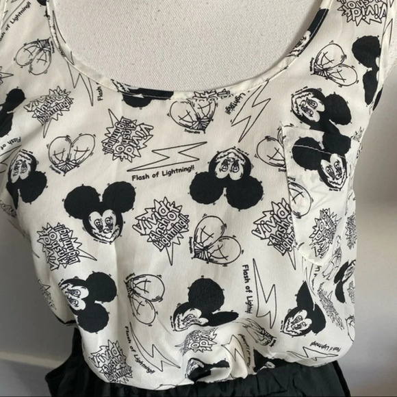 Paul NKC • Mickey Mouse Black White Pocket Dress - Picture 3 of 7